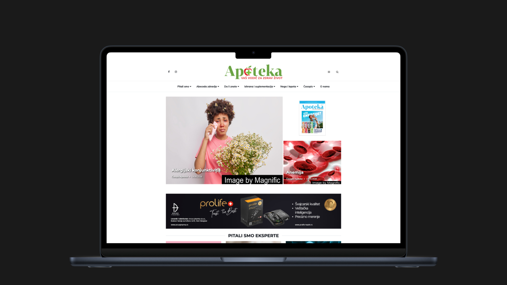 Apoteka Magazin Website